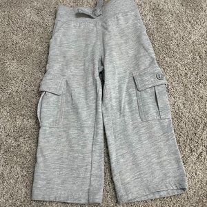 Gray Old Navy Sweatpants with buttoned pockets